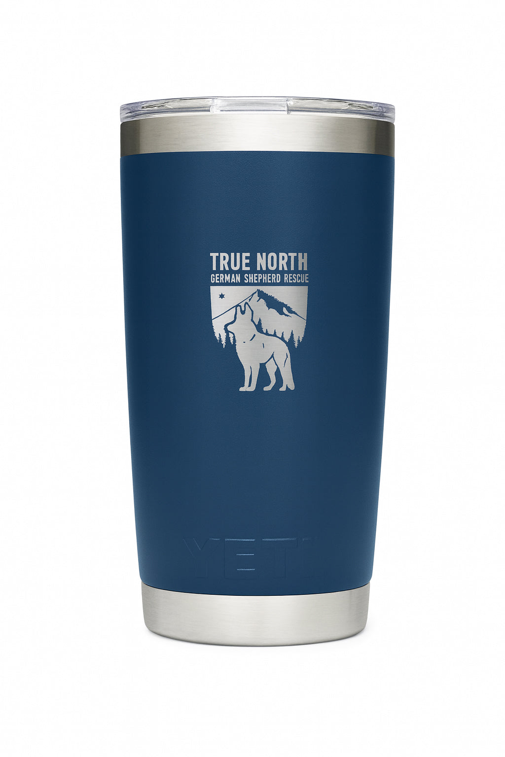 True North GSD Rescue YETI® Rambler – 20 oz. (Blue)