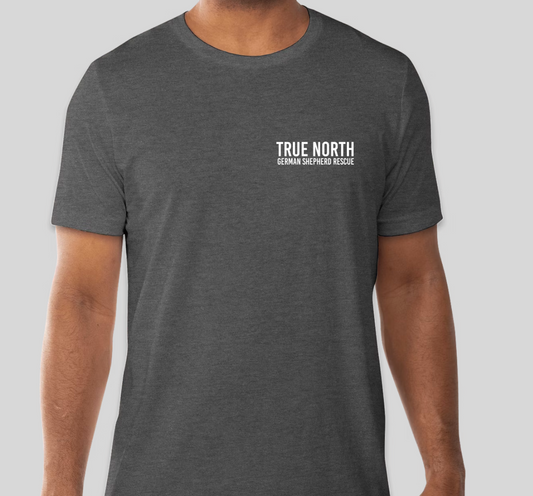 *PRE-ORDER* True North GSD Rescue Unisex T-Shirt - Dark Heather Grey