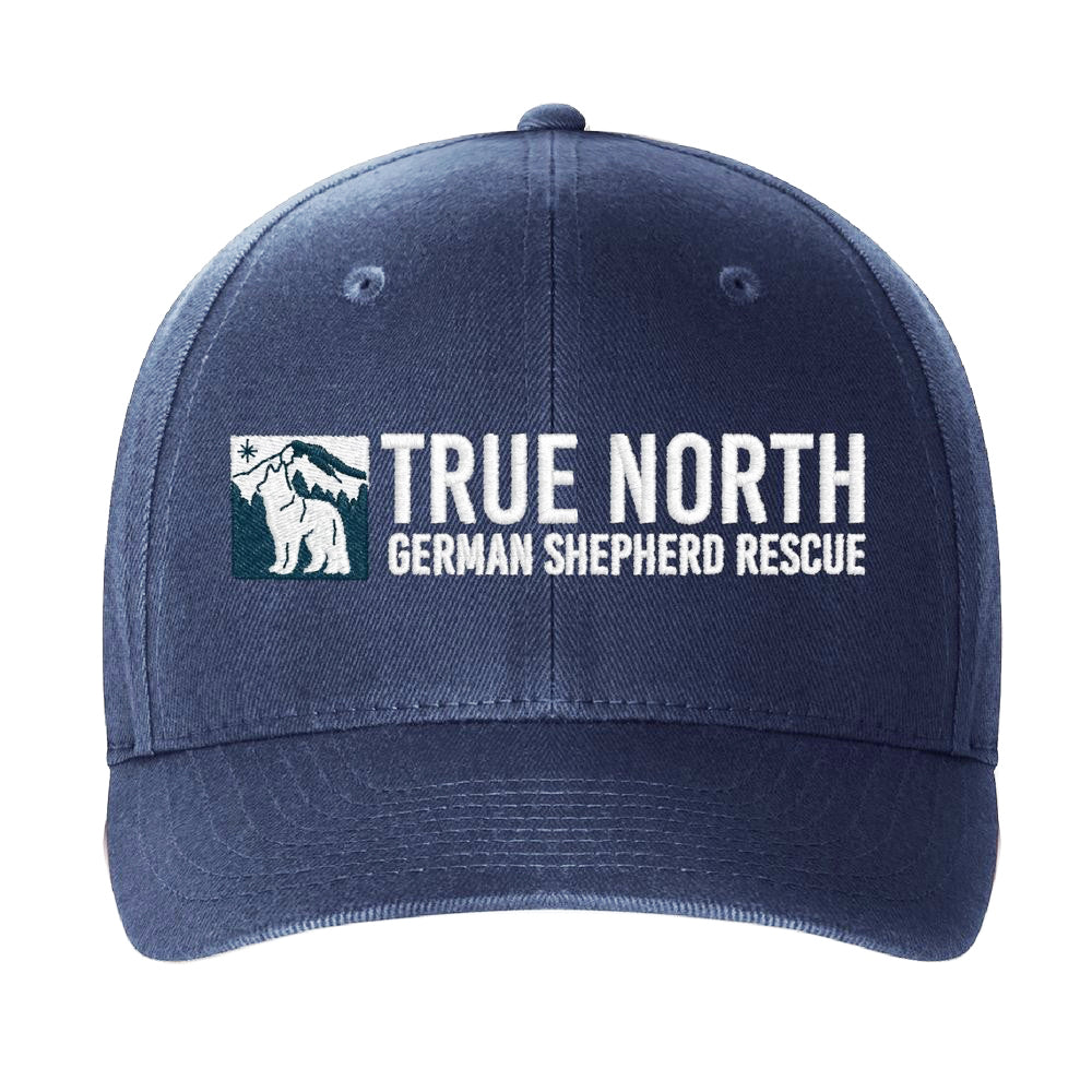 Embroidered Baseball Cap - Navy Blue