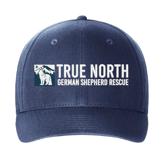 Embroidered Baseball Cap - Navy Blue